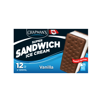 Chapman's Super sandwich Vanilla (12X120ml)