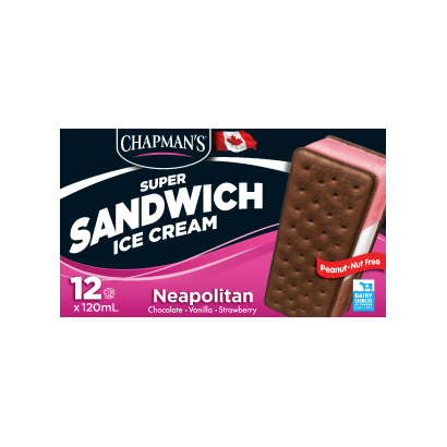 Chapman's Super Sandwich Neapolitan (12x120ml)