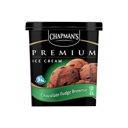 Chapman's Premium Chocolate Fudge Brownie 2L