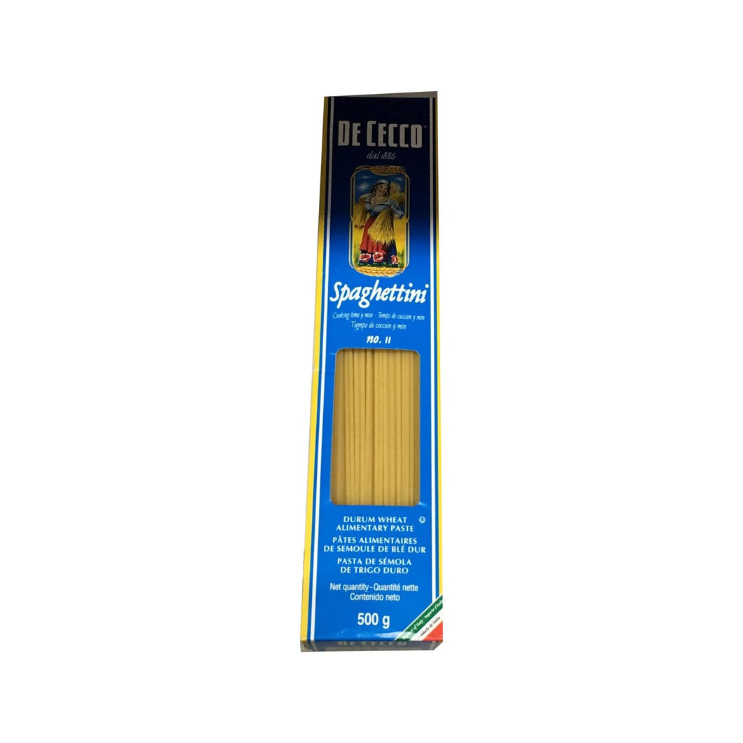 500G De Cecco Spaghettini