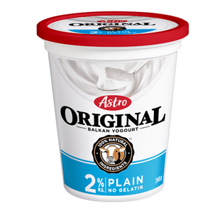 Astro Original 2% Balkan Style Yogurt Plain 750G