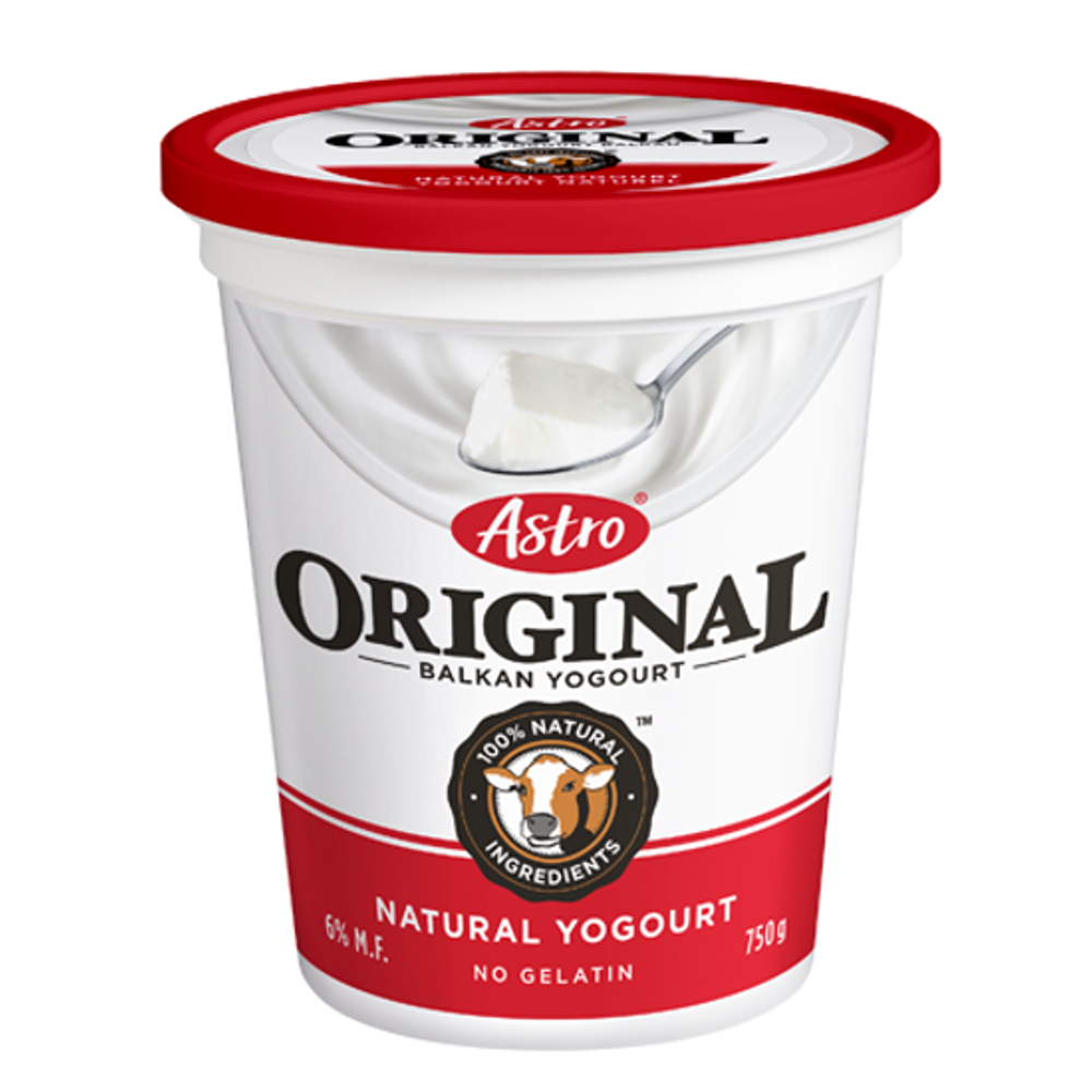 Astro Original Balkan Style Natural Yogurt Plain 750G