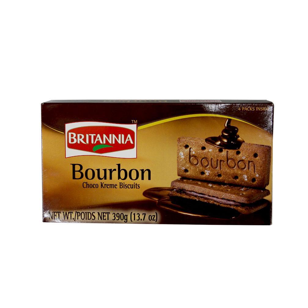 Britannia Bourbon Chocolate Cream Biscuits 390G