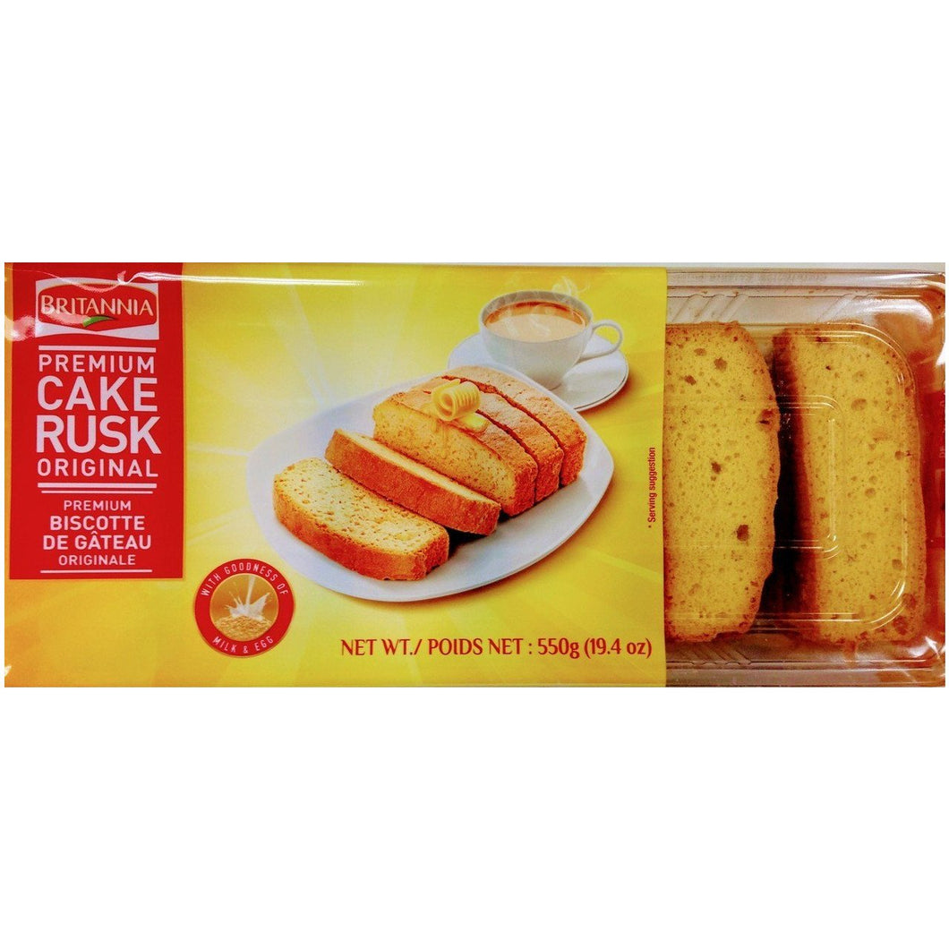 Britannia Premium Rusk Cake Original 550G