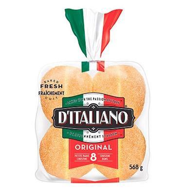 D'Italiano 8 Crustini Bun, 568G