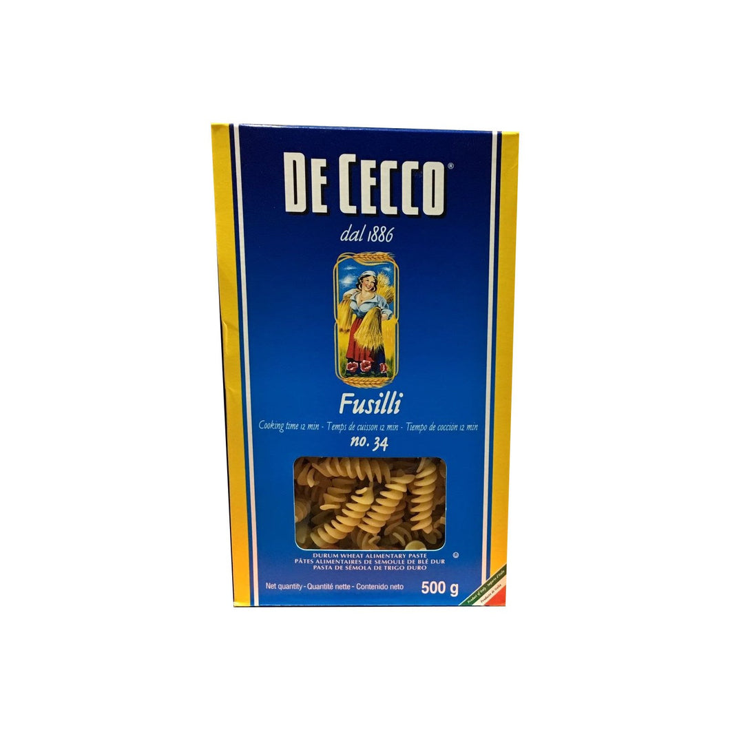 500G De Cecco Fusilli