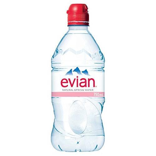 Evian Natural Spring Water, (12x750ML)