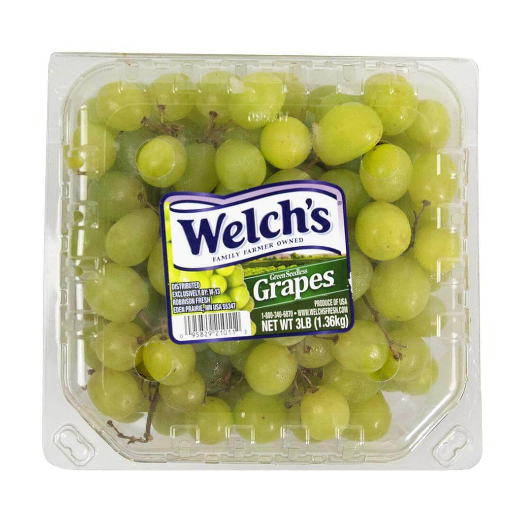 Green Seedless Grapes 3lbs