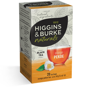 1912 HIGGINGS & BURKE Naturals Black Tea Orange Pekoe (20 Bags)