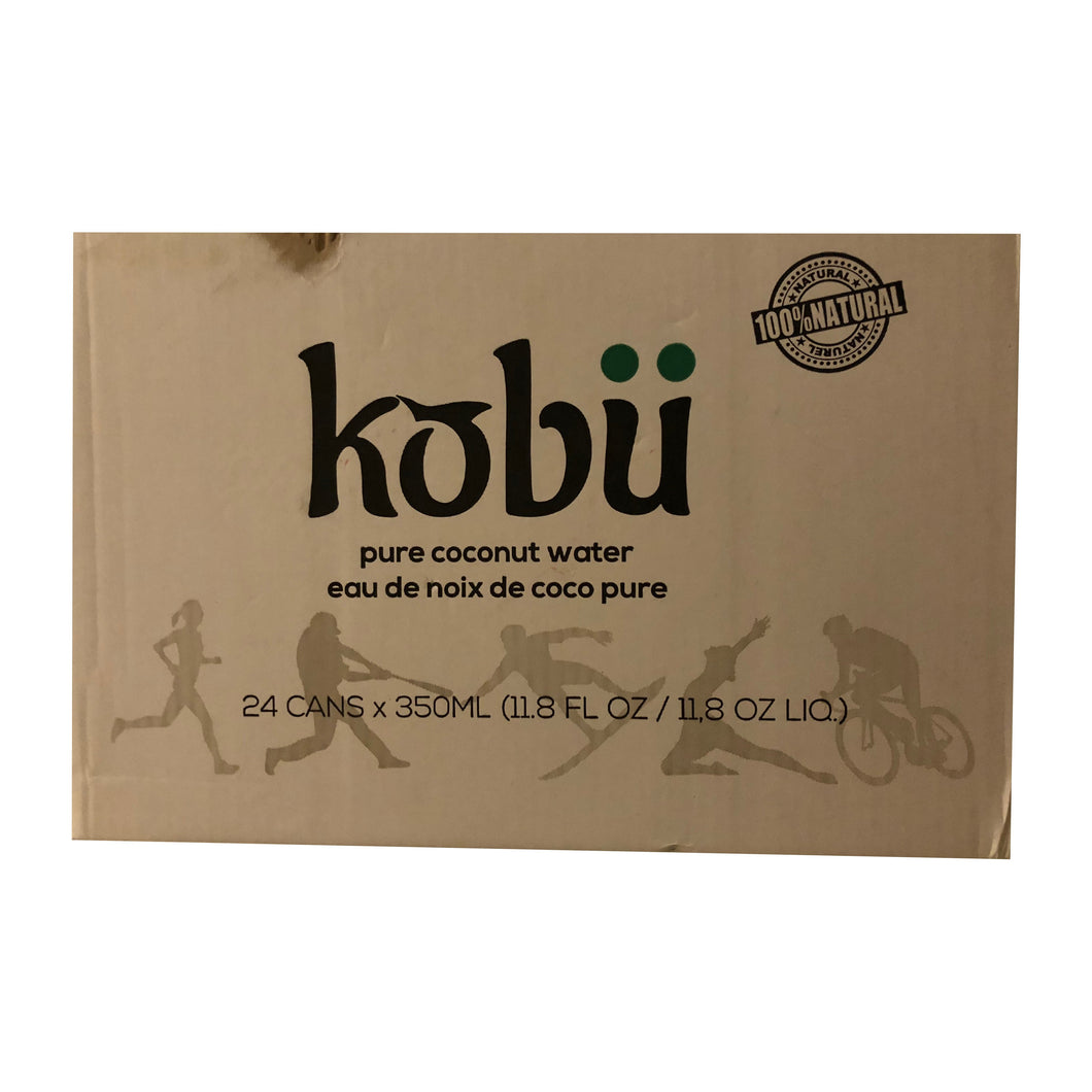Kobu Pure Coconut Water, (24x350mL)