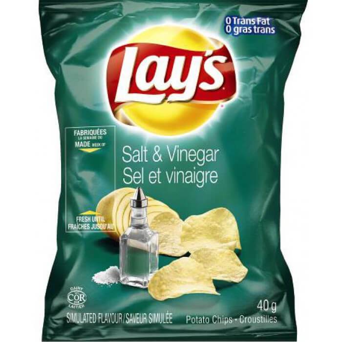 Lay's Slat & Vinegar 40x40G