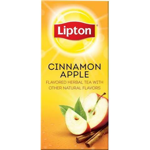 LIPTON Cinnamon Apple Herbal Tea (28 Packs)