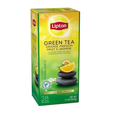 LIPTON Orange Passion Fruit Jasmine Green Tea (28 Packs)