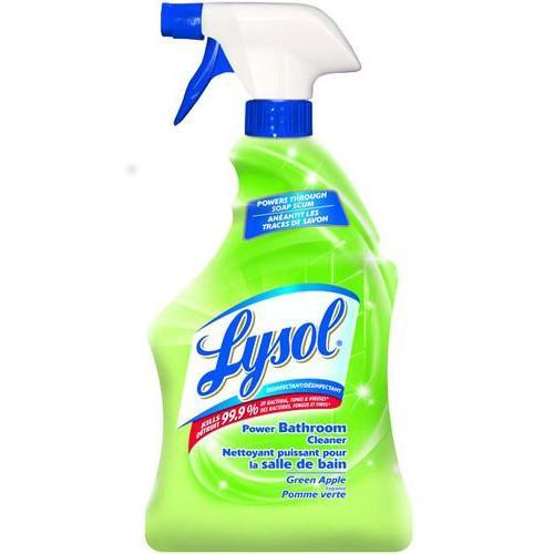Lysol Power Bathroom Cleaner Green Apple (Soap Scum) 650mL GTA