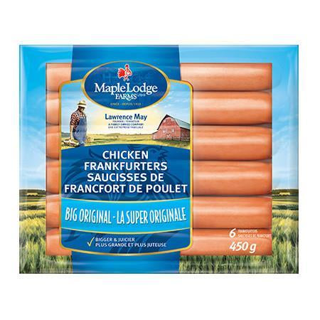 Maple Lodge Farms Big Original Chicken Franks 450G