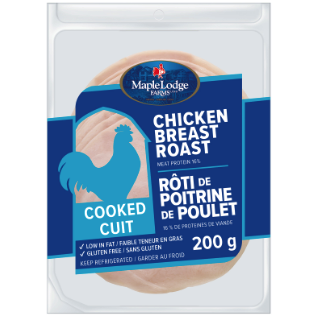 Maple Lodge Farms - Cooked Chicken Breast Roast Sliced 200G