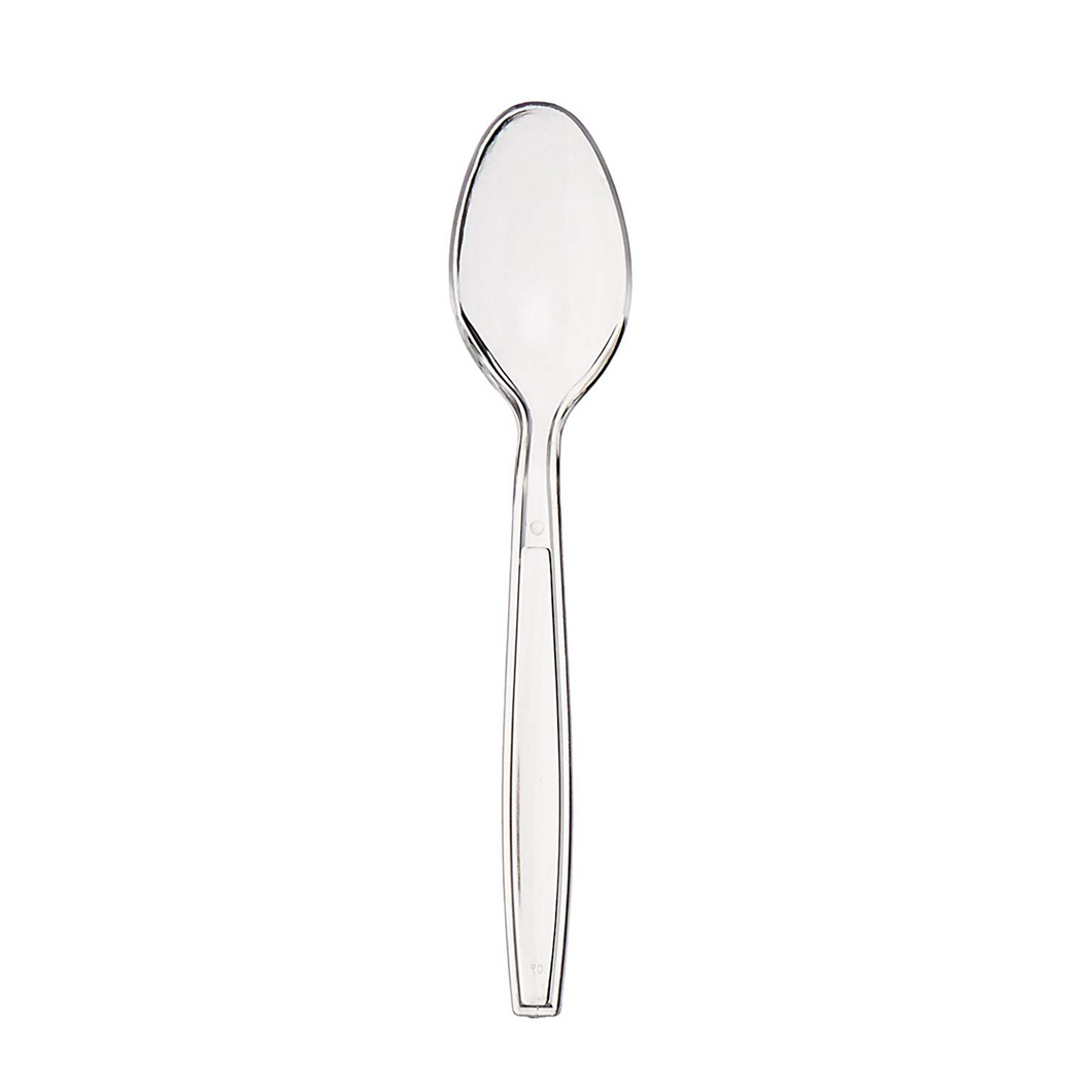 Dispose Heavy Clear Plastic Spoon (40x24/Pack)