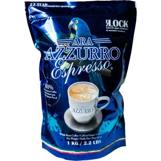 ARA Azzurro Espresso 100% Espresso Coffee 1KG